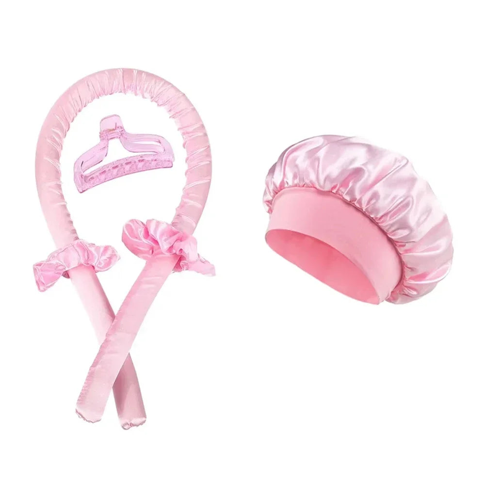 Satin Heatless Curling Set