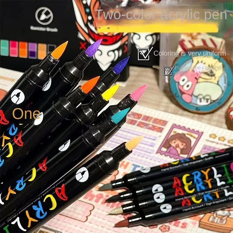 Dual Tip Acrylic Paint Marker Set